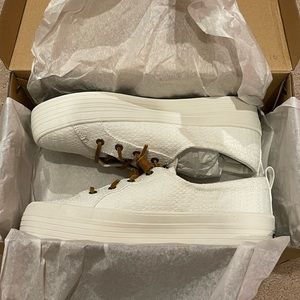 sperry crest vibe serpent platform sneaker white